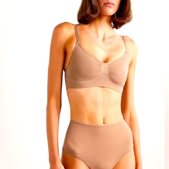 NWT SKIMS Seamless Sculpt Bralette in Sienna - Picture 5 of 6